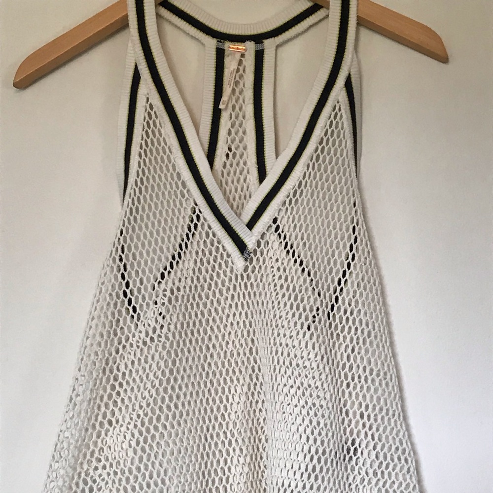 Free People “Get it” Mesh Tank. (XS)